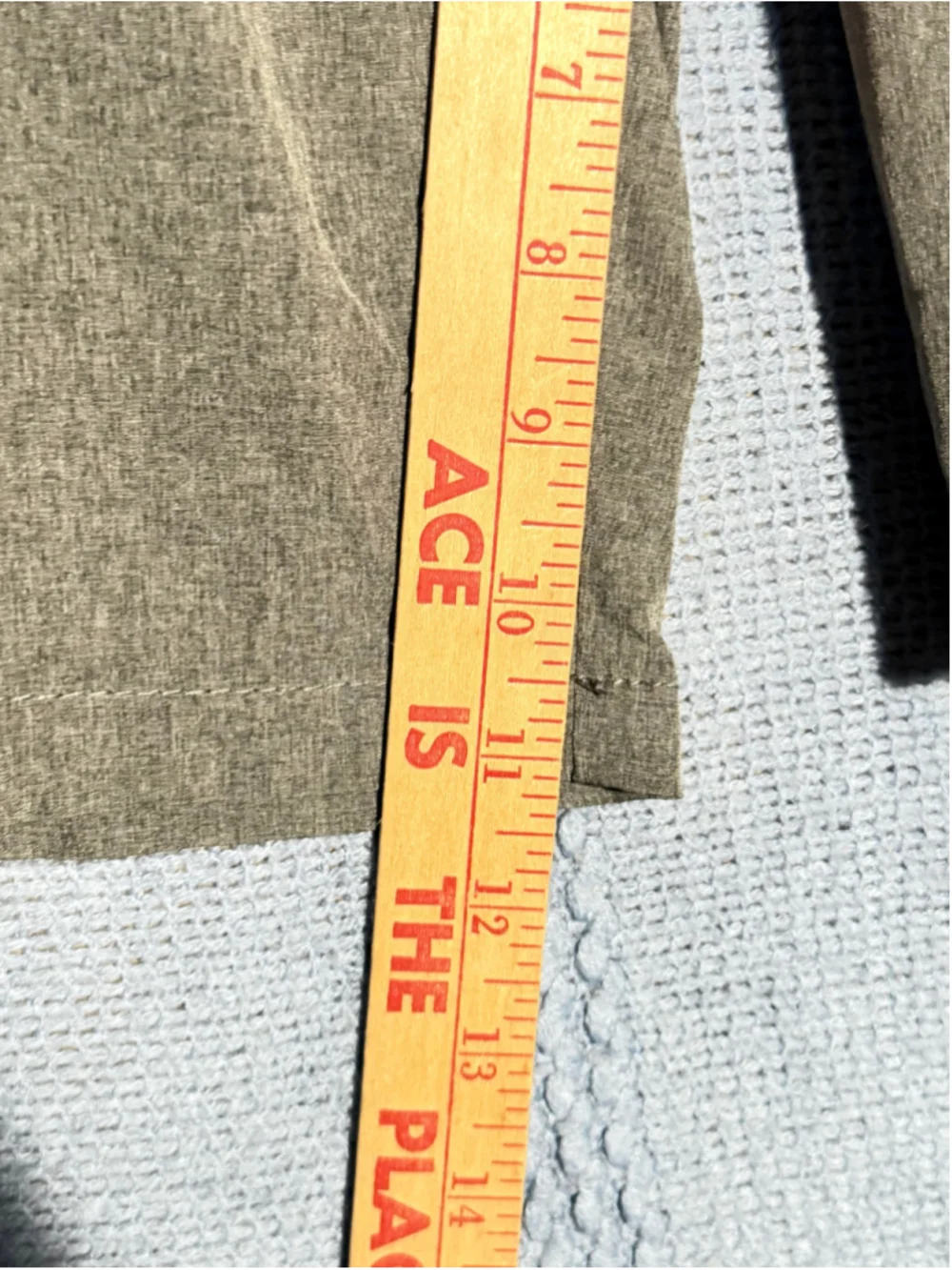 Men's IRON CO Cargo Shorts, Size 34, Grey